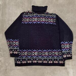 Vintage Designers Studio Originals Fair Isle Chenille Sweater